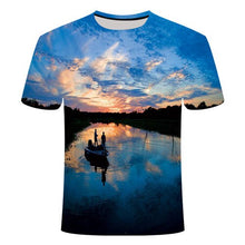Load image into Gallery viewer, 2019 new men leisure 3d printing t shirt, funny fish printed men and women tshirt Hip hop T-shirt Harajuku Asian size s-6xl