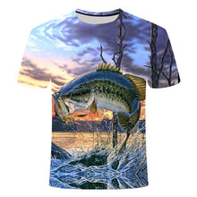 Load image into Gallery viewer, 2019 new men leisure 3d printing t shirt, funny fish printed men and women tshirt Hip hop T-shirt Harajuku Asian size s-6xl