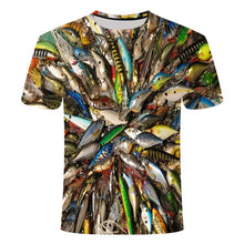 Load image into Gallery viewer, 2019 new men leisure 3d printing t shirt, funny fish printed men and women tshirt Hip hop T-shirt Harajuku Asian size s-6xl