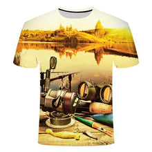 Load image into Gallery viewer, 2019 new men leisure 3d printing t shirt, funny fish printed men and women tshirt Hip hop T-shirt Harajuku Asian size s-6xl