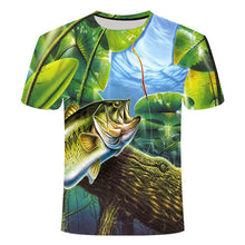 Load image into Gallery viewer, 2019 new men leisure 3d printing t shirt, funny fish printed men and women tshirt Hip hop T-shirt Harajuku Asian size s-6xl