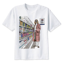 Load image into Gallery viewer, the big lebowski dude t shirt men cartoon 2017 cool funny white tshirt print T-shirt men Tees
