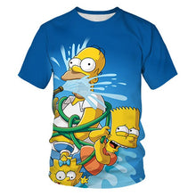 Load image into Gallery viewer, ZUTTER 2019 new T-shirt Simpson printing 3D men&#39;s women&#39;s T-shirt casual Harajuku cartoon funny T-shirt S-6XL