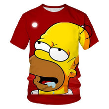 Load image into Gallery viewer, ZUTTER 2019 new T-shirt Simpson printing 3D men&#39;s women&#39;s T-shirt casual Harajuku cartoon funny T-shirt S-6XL