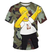 Load image into Gallery viewer, ZUTTER 2019 new T-shirt Simpson printing 3D men&#39;s women&#39;s T-shirt casual Harajuku cartoon funny T-shirt S-6XL