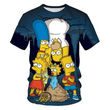 Load image into Gallery viewer, ZUTTER 2019 new T-shirt Simpson printing 3D men&#39;s women&#39;s T-shirt casual Harajuku cartoon funny T-shirt S-6XL