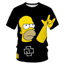 Load image into Gallery viewer, ZUTTER 2019 new T-shirt Simpson printing 3D men&#39;s women&#39;s T-shirt casual Harajuku cartoon funny T-shirt S-6XL