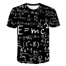 Load image into Gallery viewer, Funny Physics Formula Math T shirt 3D Print O-neck Men&#39;s T-shirts 3D Loose Brand Streetwear Geek Tee shirts Men